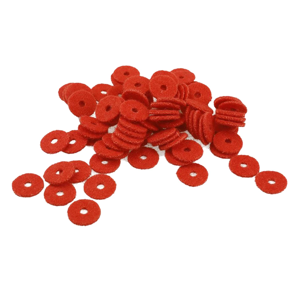 90 Pcs Piano Felt Keyboard Punchings Front & Balance Rail Accs For Pianist