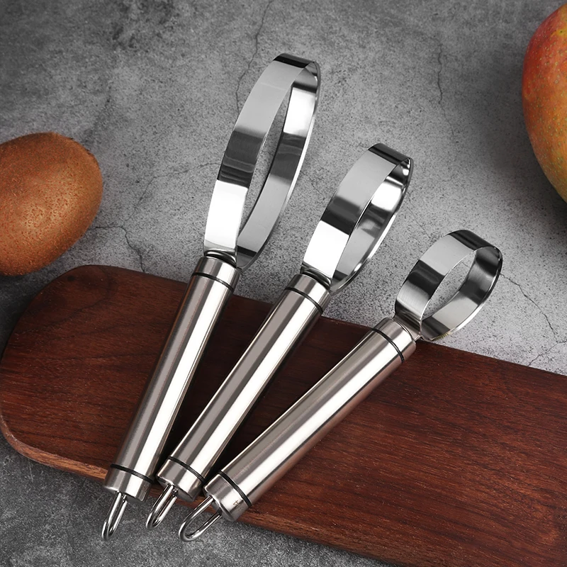 kitchen accessories tools mangoes kiwis fruit cutter machine flesh separator peeler stainless steel kitchen gadgets fruit peeler