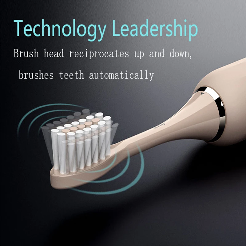 Sonic Electric Toothbrush Adults Oral Care Ultrasonic Automatic Teethbrush Teeth Whitening Massage Gum 4Pcs Tooth Brush Heads Sonic Electric Toothbrush Adults Oral Care Ultrasonic Automatic Teethbrush Teeth Whitening Massage Gum 4Pcs Tooth Brush Heads