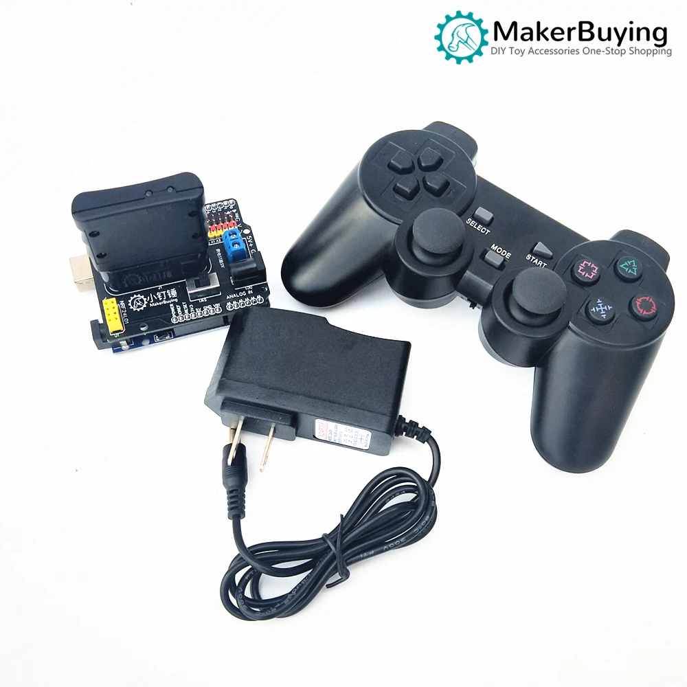 PS2 remote control four degrees of freedom 3D printing robotic arm kit for Arduino control learning kit DIY
