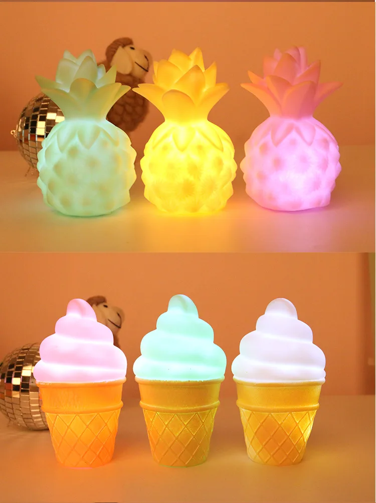 4 Colors Star LED Night Light Creative Bedroom Decoration Light Baby Feeding Lamp Bedside Night Light Children's Luminous Toy