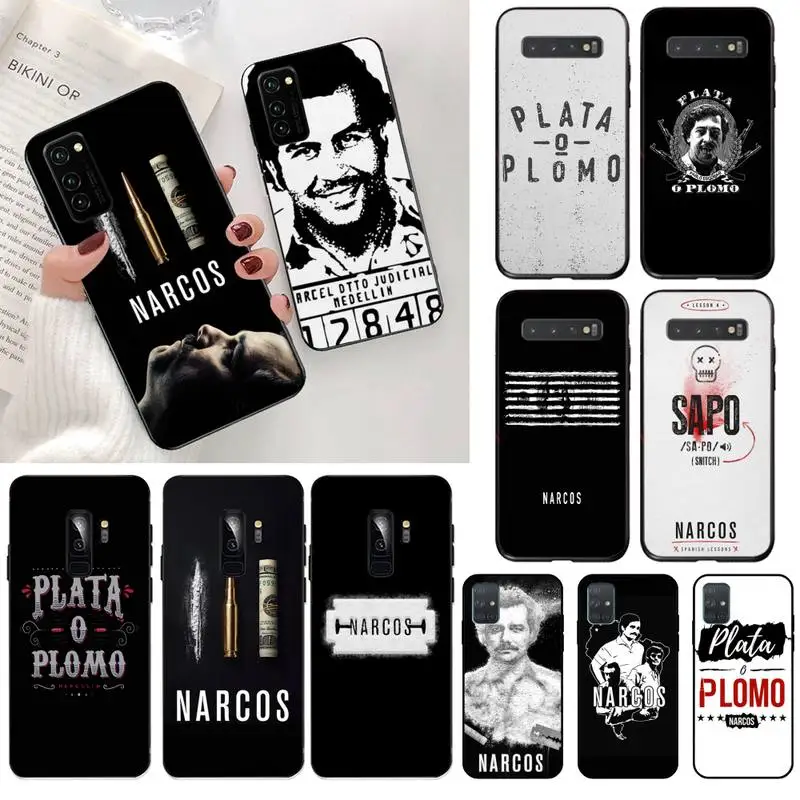 Narcos TV series Pablo escobar Printing Phone Case Cover for Samsung S20 plus Ultra S6 S7 edge S8 S9 S10 5G lite 2020 | Мобильные