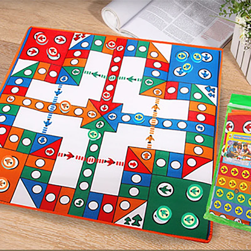 Baby Crawling Play Mat Flying Chess Toys Children Carpet Game Rug Outdoor Picnic Pad Kids Early Learning Education Toy