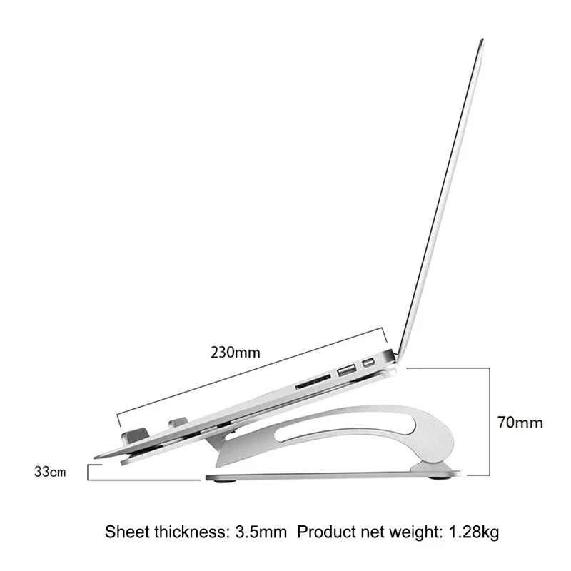  New Large Adjustable Laptop Stand with USB Hub Cooling Fan Tablets Book Notebook Cooling Holder for