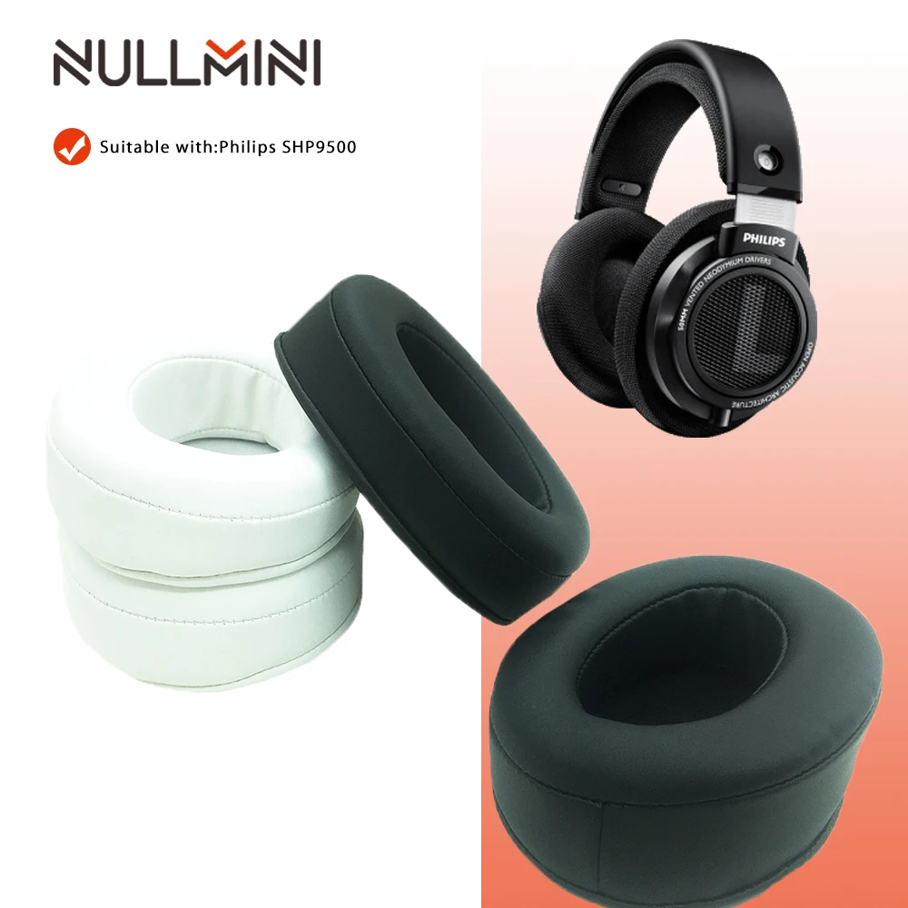 Сменные амбушюры NullMini для Philips SHP9500 наушники с кожаным рукавом