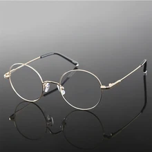 Брендовые Роскошные титановые очки, оправа для мужчин, сверхлегкие круглые высококачественные оптические очки для близорукости, женские винтажные очки