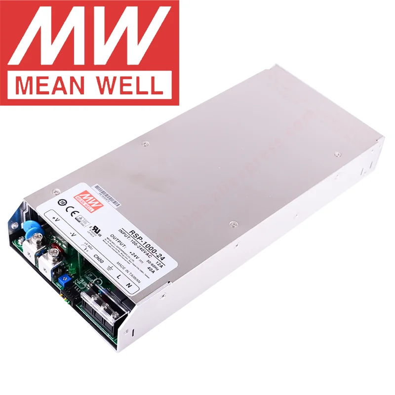 US $245.63 Original Mean Well RSP1000 Series meanwell 12V15V24V27V48VDC 1000Watt Single Output with PFC function Power Supply