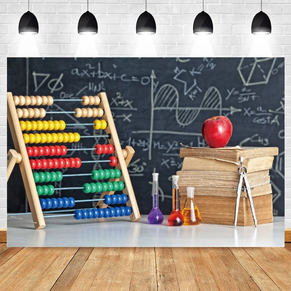 

Children Baby Child Back To School Backdrop Blackboard Books Photography Photographic Background Vinyl Photophone Photo Studio