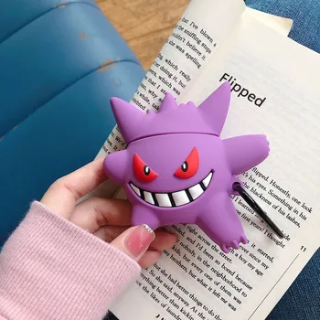 

Gengar 3D Bluetooth Earphone Case for Airpods Pro Cute Silicone Accessories Protective Cover for AirPod 1 2 case Cartoon