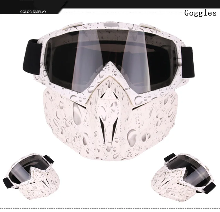Защитная маска Ретро ветровая маска для всего лица для работы внедорожный шлем с очками пылезащитный песочный шлем безопасности для мотоцикла