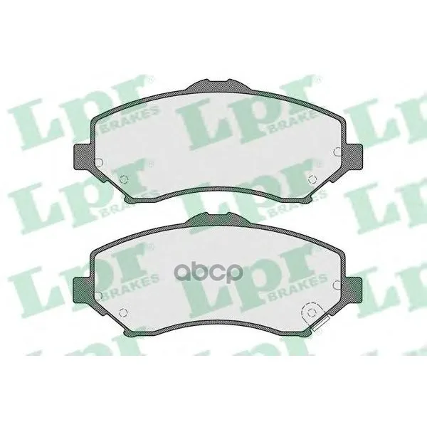 Колодки Тормозные Chrysler Voyager/Dodge Journey/Nitro/Wrangler 07- Передние Lpr 05p1549 Lpr арт. 05P1549