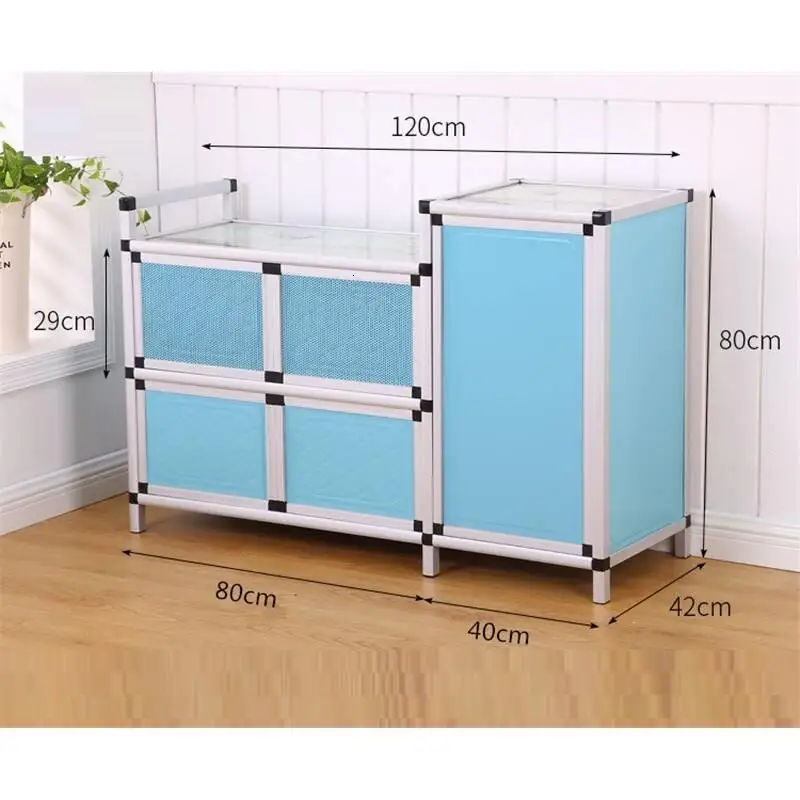 Number 16 Dolap Kaplama торцевые столы Bestek Lade Sidebord Capbords алюминиевый сплав Mueble Cocina Шкаф Кухонная мебель шкаф - Цвет: Number 16