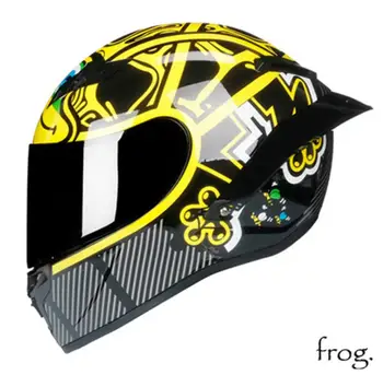 

new safe Racing Helmet Casco Moto Casque Moto Off Road DOT approved Cascos Para Moto Downhill Motorcycle Helmet Full Face Carbon