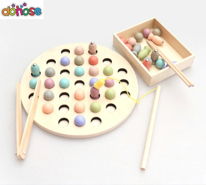 2019 New Arrival Kids Early Educational Toys Clip Beads Fishing Multi-functional learning Toy For Children Montessori