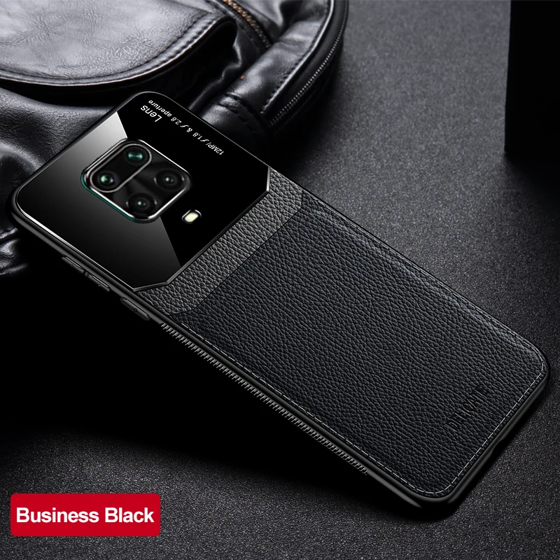 For-Xiaomi-Redmi-Note-9S-Case-Luxury-Leather-hard-PC-Matte-protective-Back-Cover-Case-for (5)