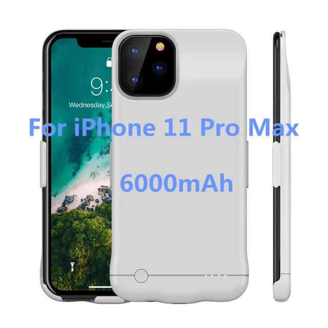 White For 11 Pro Max Хит, для iPhone 11 Pro Max, портативный чехол s, чехол для iPhone 11 Pro, внешний аккумулятор, для телефона, быстрое зарядное устройство, чехол - Цвет: White For 11 Pro Max