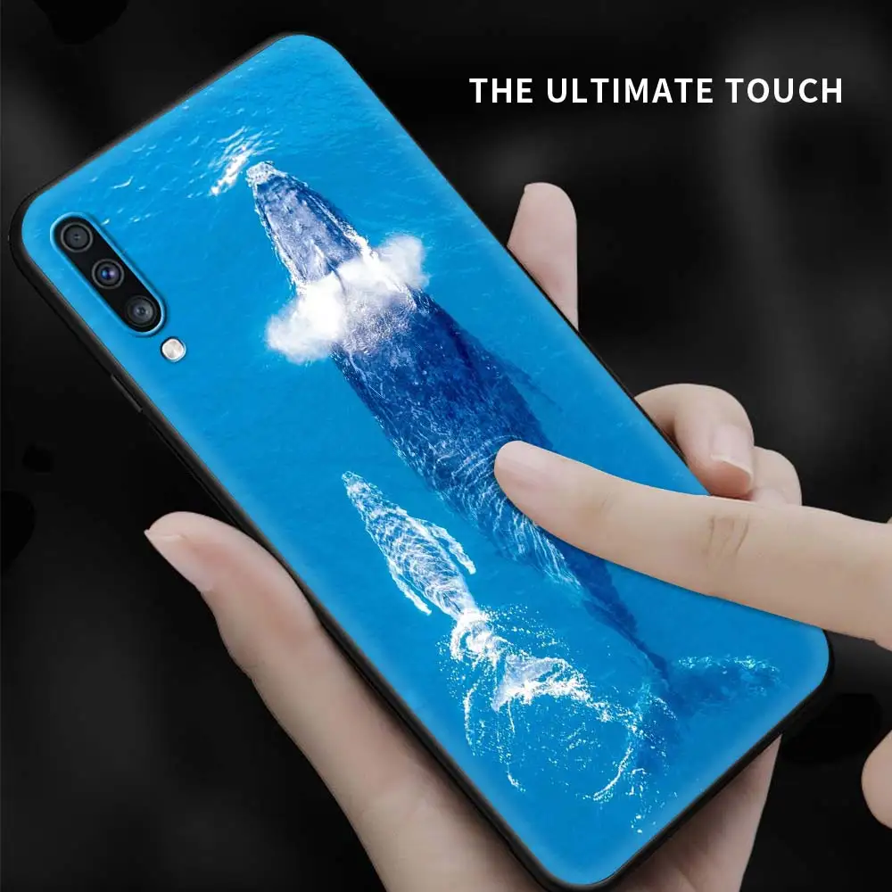Ocean Whale Shark Swim Art Phone Case - TPU Silicone Cover