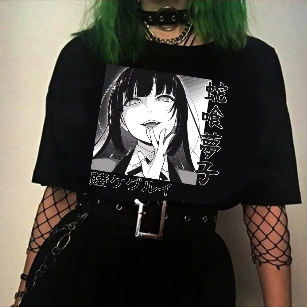 Футболка унисекс с коротким рукавом и принтом Kakegurui Yumeko Jabami | Мужская одежда