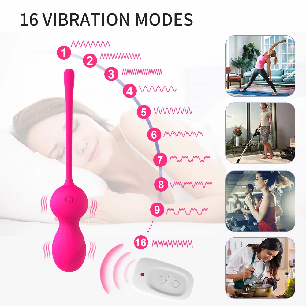 Wireless Kegel Balls Vibrator Vibrating Egg Vaginal Ball Bullet Vibrators Ben Wa Wearable Panties Vibrators Sex Toys for Women