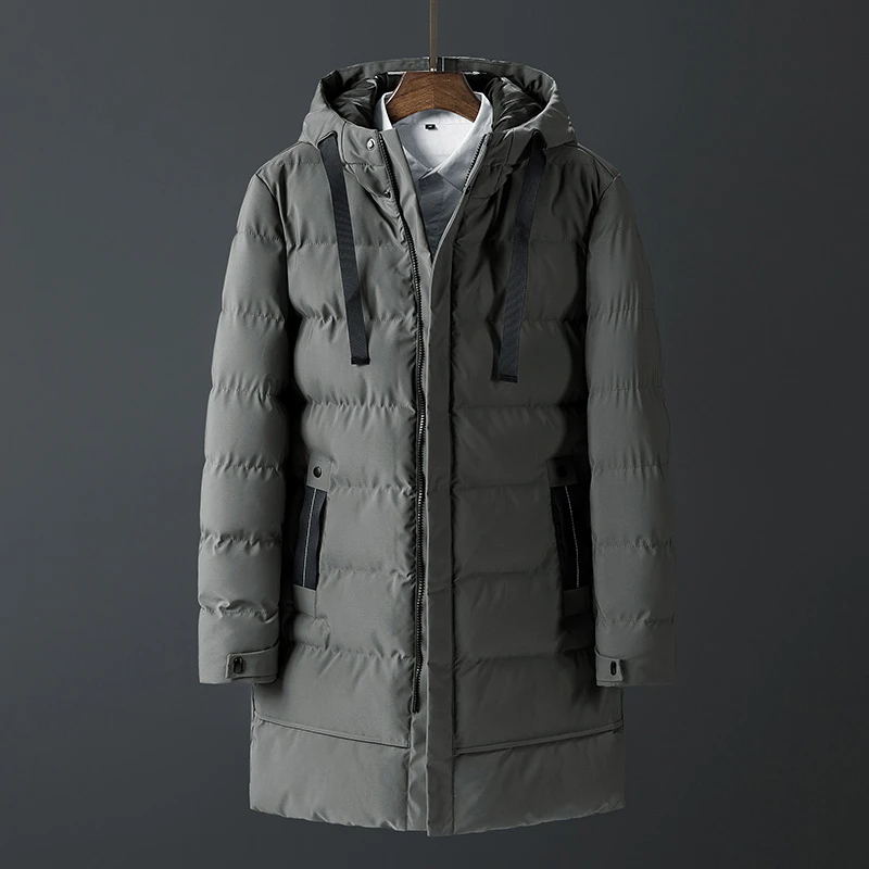 Varsanol, новинка, мужские парки, длинная хлопковая зимняя куртка, пальто для мужчин, брендовая теплая куртка, толстая парка Homme, топы-20 градусов