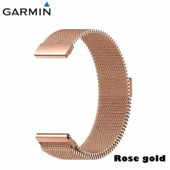 

Watch strap for Garmin Vivomove HR Watch Bracelet Stainless steel magnetic woven replacement durable sports wristband tape