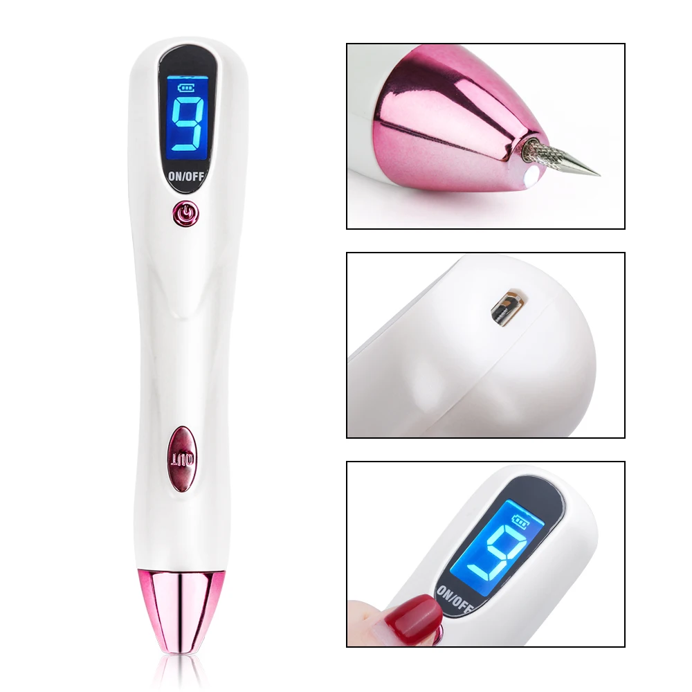 

Plasma Pen Laser Mole Tattoo Freckle Removal Pen LCD Sweep Spot Mole Removing Dark Spot Remover Pen Skin Care Beauty Machine