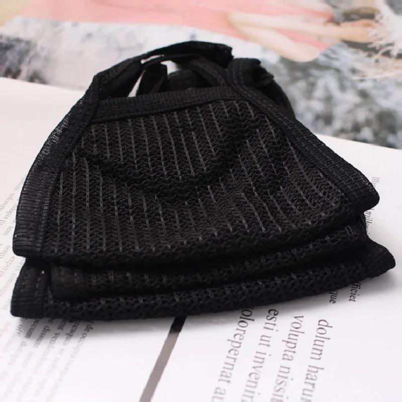 Fashion Unisex Cotton Anti Dust Keep Warm Face Mouth Masks 12pcs Accessories for Men Women Cover Washable Mesh Mask