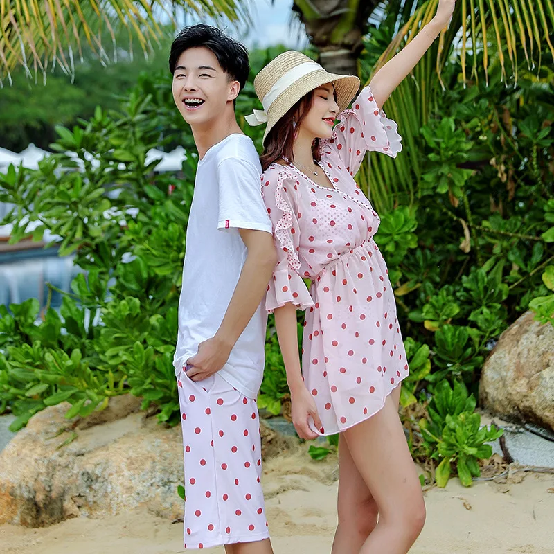 

2019-Swimwear Slimming Two-piece Swimsuits Three-piece Set Hot Springs Bathing Suit Women's Conservative Bikini Beach Swimming T