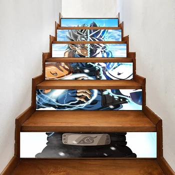 

Self Adhesive Renew Anime Saiya Home Decor 3d Stair Sticker Print Art Waterproof Paper Mural Wardrobe Renovation Decal Picture