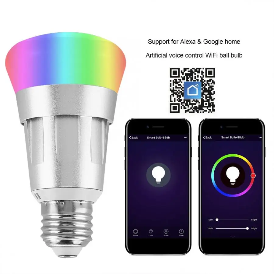 Освещение для рептилий 7 Вт RGBW Wifi RGB Светодиодная лампа цветная умного дома