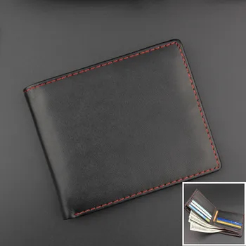 

Fashion Business Men PU Leather Wallet ID Credit Card Pockets Cash Holder