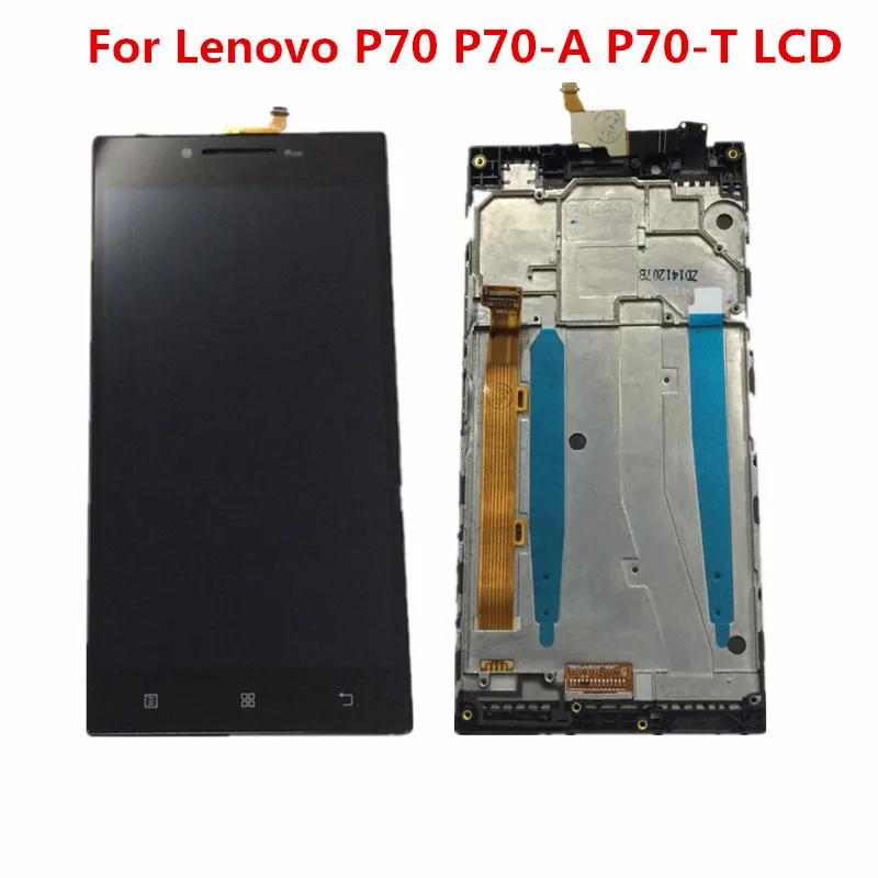 Сменный ЖК дисплей для Lenovo P70 5 0 дюйма сенсорный экран с дигитайзером в сборе P70A