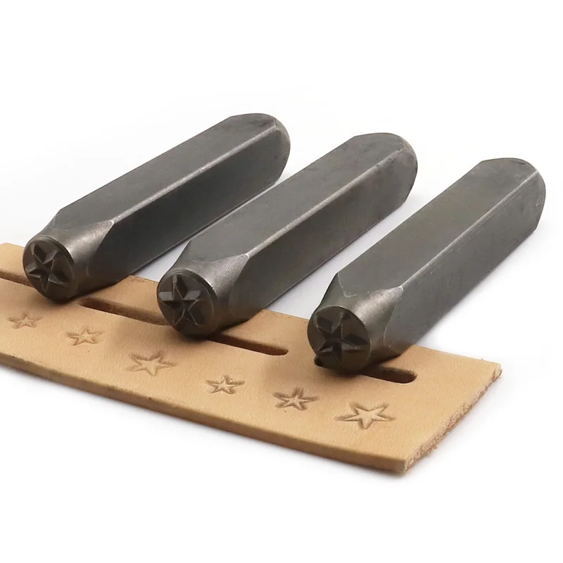 DIY Carving Pentagram Stamping Die Star Jewelry Stamping Alphabet Steel Stamp Mold Marking Tool Punch Leather Ring Bracelet number letter stamp set,alphabet number stamp set,leather letter punch,leather craft stamps