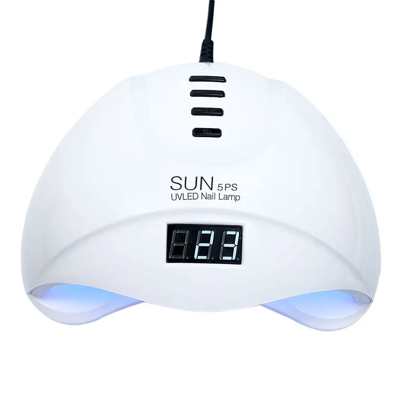 

New 48W Nail Phototherapy Lamp Nail Uv Led Nail Dryer Automatic Sensor for Curing Gel Polishing Nail Art Tool Lcd Display Timing