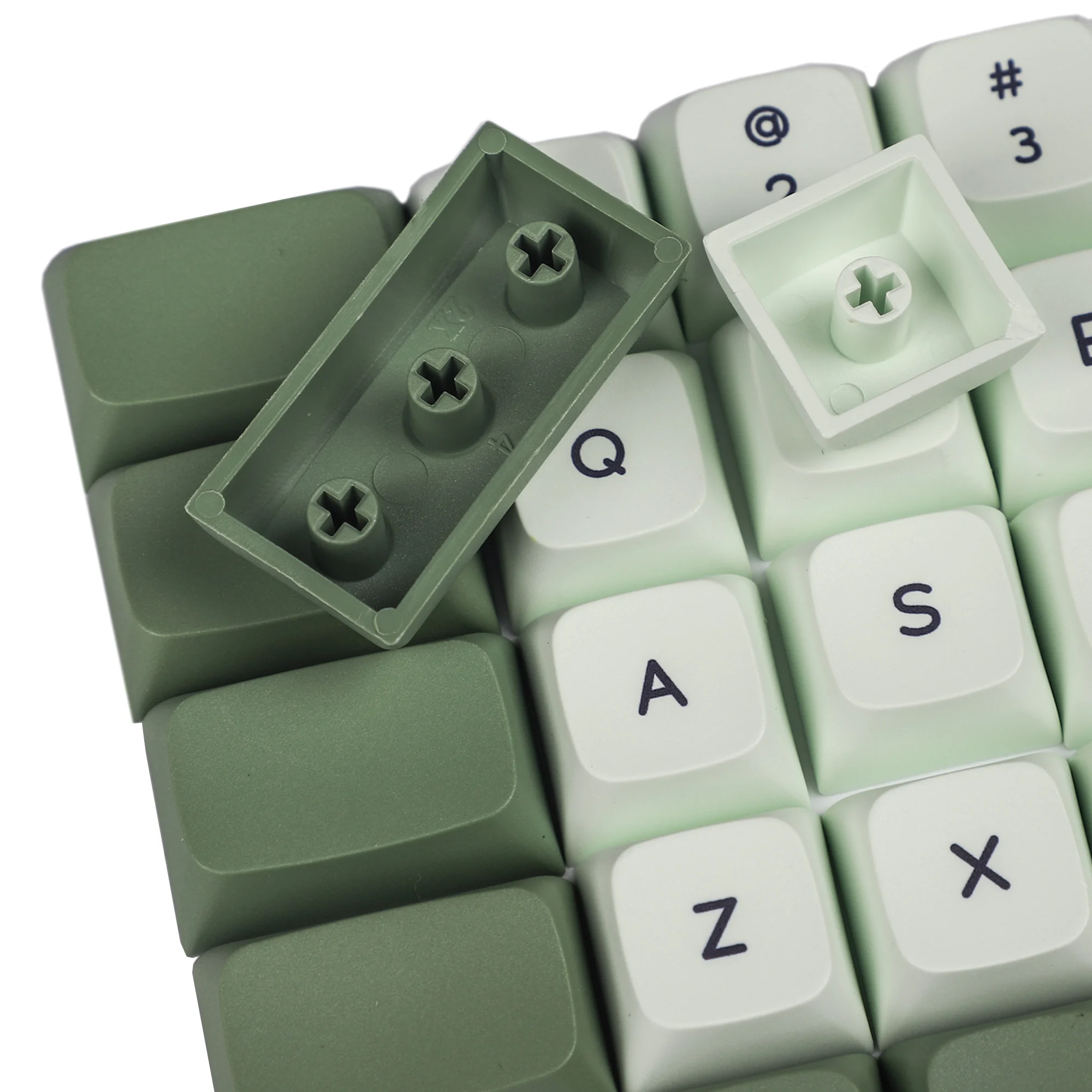 Ymdk-zda Ball Shape Keycap Grupo Pbt Grosso Matcha Blank e Dye-sublimação Ergo Ergodox Lily58 Planck Preonic - Imagem 2