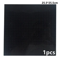 Classic Green Road Baseplates for Creative Brick Assembly (Black 32X32)