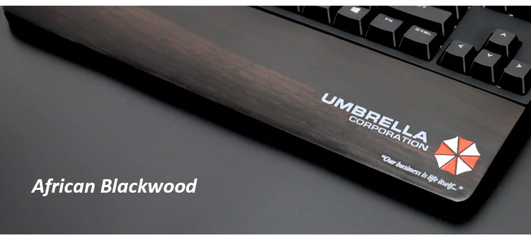 cashmere teclado mecânico de madeira lisa descanso de palma da mão para teclado ergonômico suporte para pulso teclas