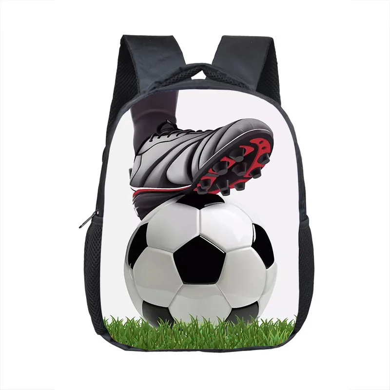 12 дюймов крутой Soccerly/Footbally школьный рюкзак Тор портфели с принтом Детский сад Детский рюкзак подарок - Цвет: 001