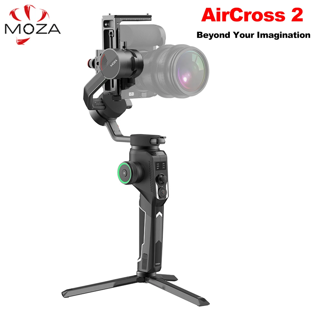 

Moza AirCross 2 3-Axis Handheld Gimbal Stabilizer for DSLR Mirrorless Camera for Sony A7 Canon 5D vs Feiyu AK4500 DJI Ronin SC