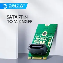 ORICO SATA к M.2 адаптер NGFF SATA 7PIN к M.2 SSD твердотельный жесткий диск адаптер 22X40 размер поддержка SATA3 протокол