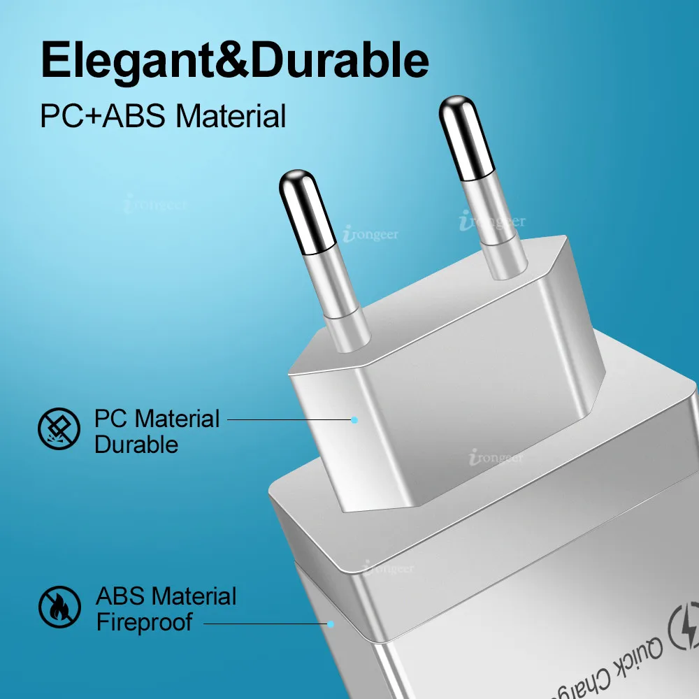 USB зарядное устройство универсальное настенное 48 Вт быстрое зарядное устройство EU US адаптер зарядное устройство для мобильного телефона для iPhone samsung Quick Charge 3,0 зарядное устройство