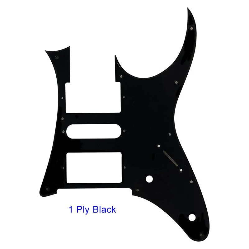 1Ply black Pleroo отличное качество электрогитары Запчасти-для MIJ Ibanez RG750 гитары накладку хамбакера HSH пикап царапины пластины - Цвет: 1Ply black