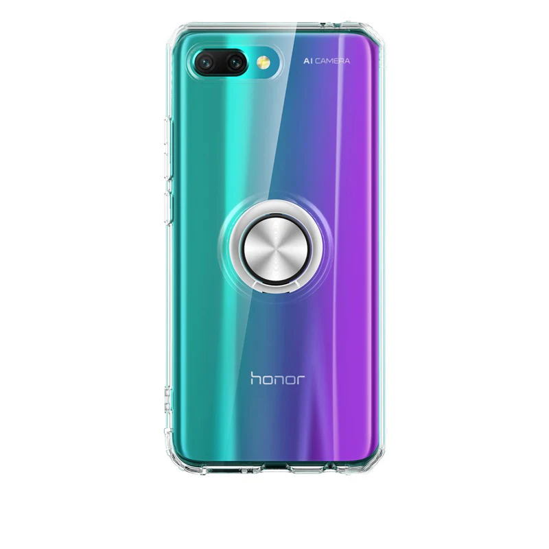 Для Huawei Honor 10 роскошные магнитные металлические кольца подставки Чехлы для