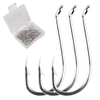 100pc / Box Stainless Steel Octopus Fishhook Sea Fishing Hooks 1#-10# Hook Barbed Ringed Long Shank Saltwater Jigging Hook Japan ► Photo 1/6