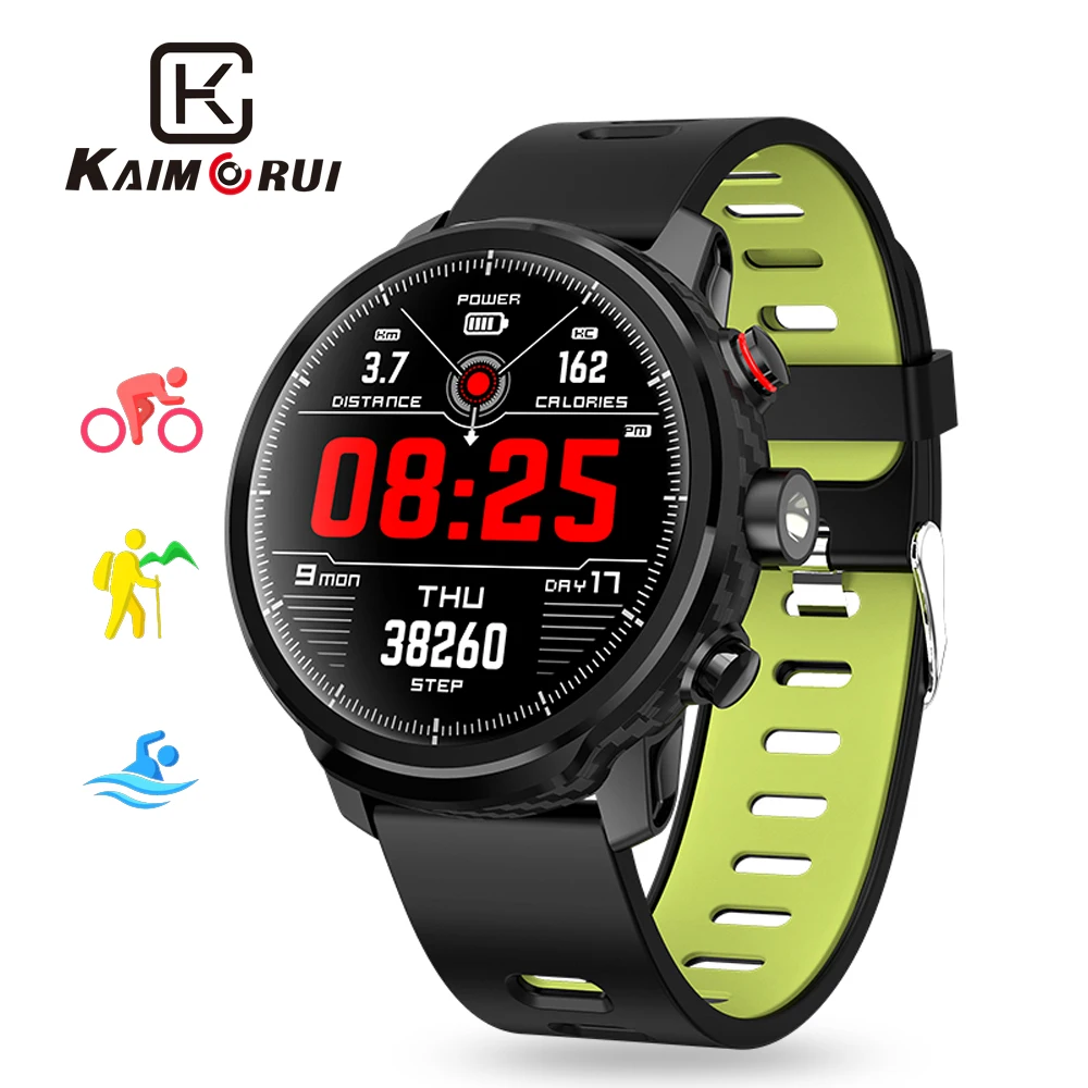 

L5 Smart Watch Men Heart Rate Monitor Pedometer Multiple Sports Mode Weather Forecast Bluetooth Smartwatch for Xiaomi IOS Phone