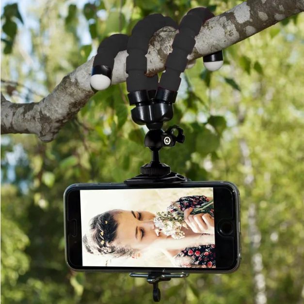 Гибкий штатив-подставка с осьминогом Gorillapod для мобильных телефонов Dslr и камер, настольный мини-штатив с bluetooth пультом дистанционного управления