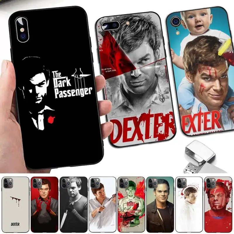 Tv Show Dexter Morgan Custodia Per Telefono Originale Per Iphone 13 8 7 6 6S Plus X 5S Se 2020 Xr 11 12Mini Pro Xs Max