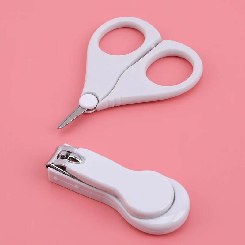 4Pcs/set Newborn Baby Nail Clipper Scissor Set Kids Nail Grooming Nursing File Healthcare Kit Infant Caring Supplies