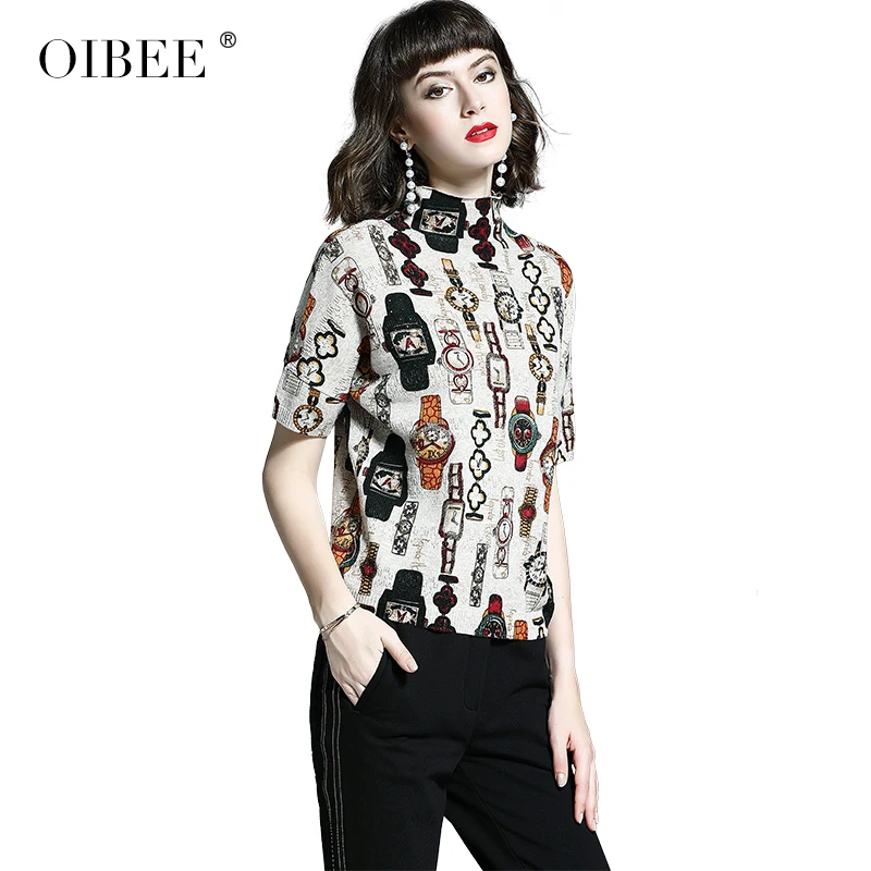 Многоцветный OIBEE2019 Женская Весенняя обувь в шерстяной свитер женский головной свободные большие размеры с принтом в виде пятиконечной с длинными рукавами джемпер - Цвет: Многоцветный
