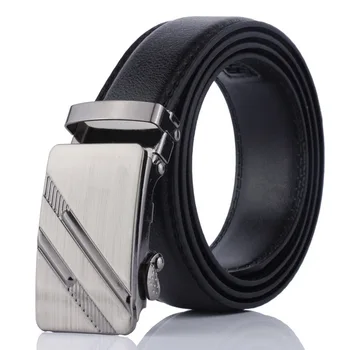 

Famous Brand Belt New Male Designer Automatic Buckle Cowhide Leather men belt 105cm-125cm Luxury belts for men Ceinture Homme